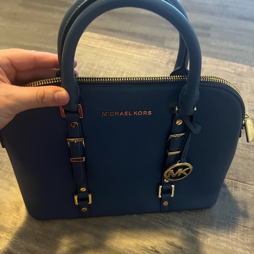 Michael Kors Sky Blue Satchel